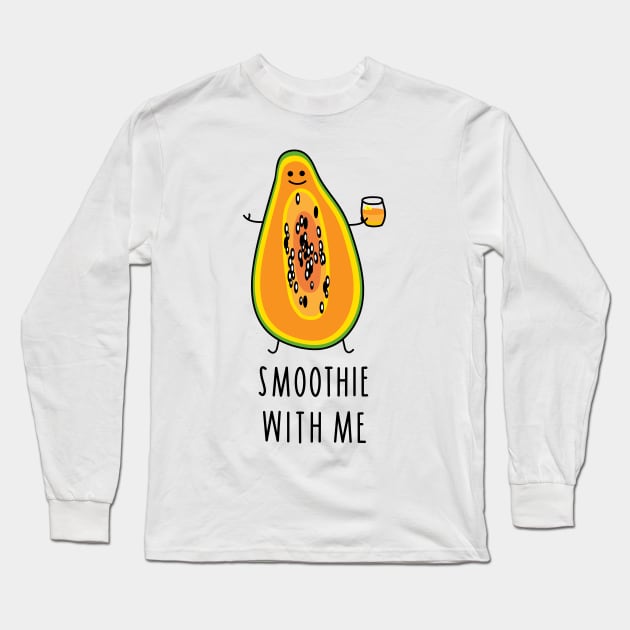 Smoothie Fruit Long Sleeve T-Shirt by spontania